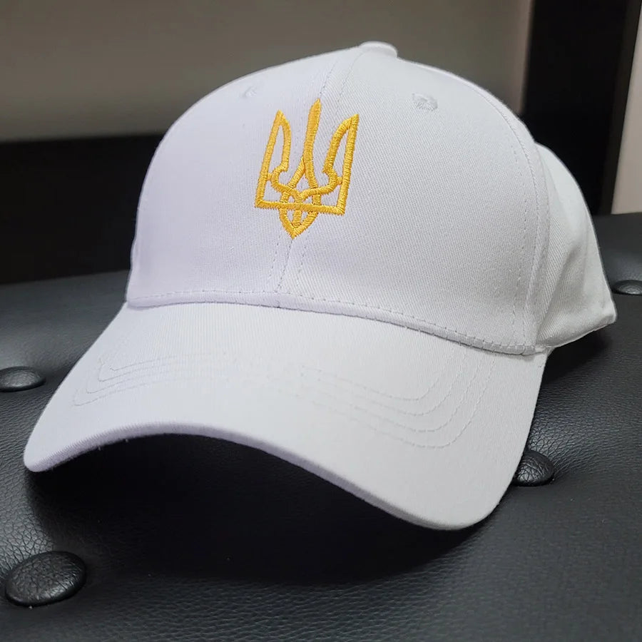 Embroidery Ukraine trident Symbol Spetsnaz Special Forces Men Women Boy Baseball Caps Dad caps Snapback Adjustable Camouflage