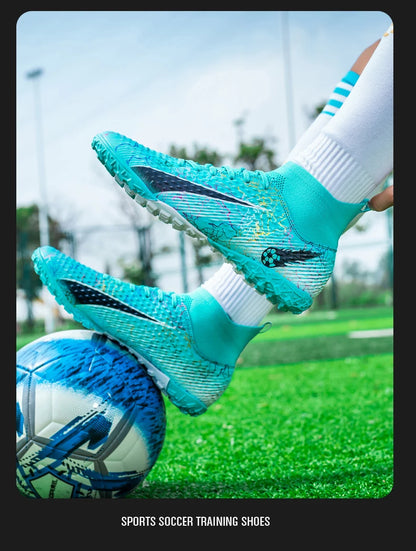 Men's Soccer Shoes Kids Football Boots Women Professional Soccer Cleats Antiskid Chaussure TF/FG Outdoor Athletic Football Shoes