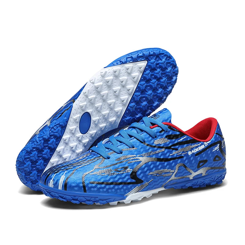 Neue Herren-Fußballschuhe TF Sport Trainings-Soccer-Schuhe, weich, ultraleicht, atmungsaktiv, professionelle Unisex-Sneaker, Rasen-Stollenschuhe für Matches