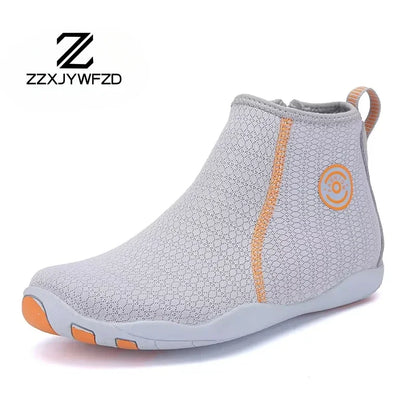 Zapatillas deportivas de exterior para senderismo y vadeo, unisex, para natación, calzado acuático de caña alta barefoot, zapatos aqua para playa, fitness, buceo y surf
