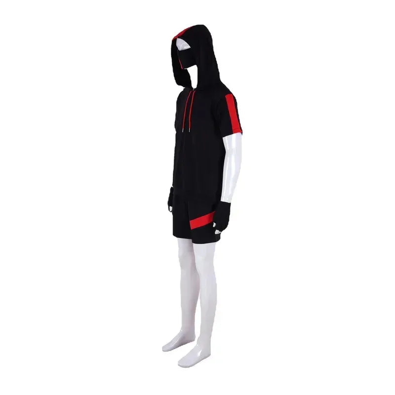 Adults Kids Fortnit Cosplay IKONI EPIC Outfit Skin Battle Uniforms Costume Clothes Uniform Anime Game Cosplay Halloween SRR7IA
