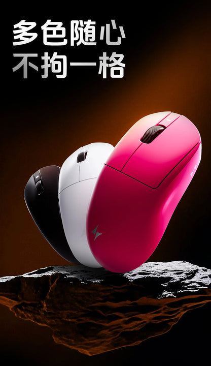 ATK A9 belaidė žaidimų pelė su NearLink technologija, ergonomiška PAW3395, trijų režimų Bluetooth, mažos delsos e. sporto pelė PC