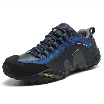 Outdoor-Liebhaber-Trekkingschuhe für Herren, wasserdichte Wanderschuhe, Bergstiefel aus echtem Leder, Woodland-Jagd- und taktische Schuhe