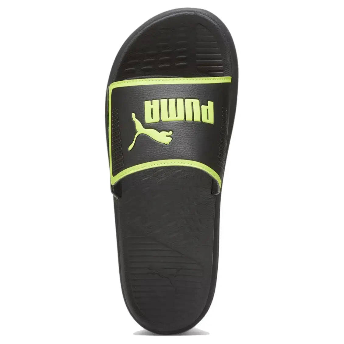 Sandales PUMA Softride, sandales confortables à enfiler, chaussures, noir et vert, 382111-20.