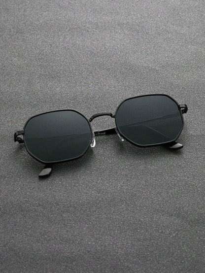 1/2 PCS Unisex Geometric Metal Frame Temperament Fashion Glasses For Outdoor Travel Driving Daily Life Accessories