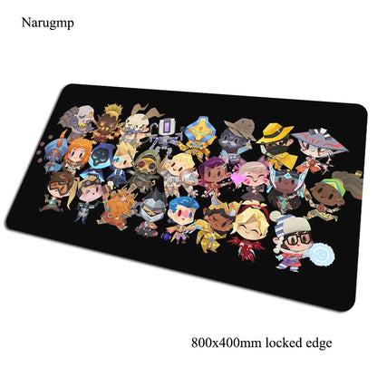 Overwatch mouse pad 80x40cm gaming mousepad game Halloween Gift large mouse pad gamer computer desk big mat notebook mousemat PC