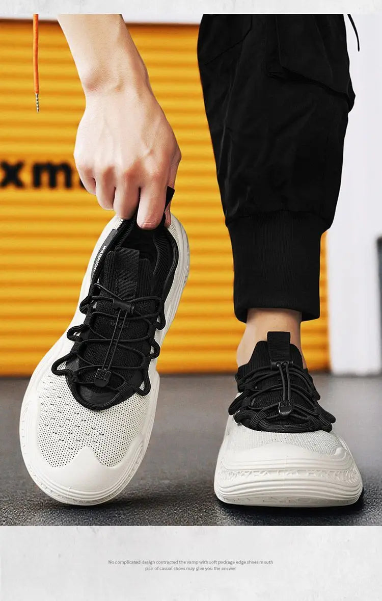 Warrior Original Brand Men's Sneaker Trend Mesh Breathable Soft Design Sports Shoes Summer Walking Jogging Men Casual Shoes