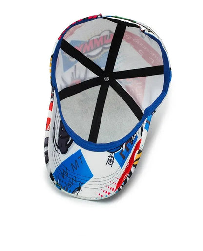 Baseballová čiapka Spring Personality Módna pouličná hip-hopová čiapka Bavlnená hip-hopová čiapka