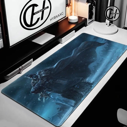 World of Warcraft Lich King Mouse Pad PC HD Anime Gaming Accessories Keyboard Mousepad Laptop XXL Game Cabinet Desk Mat Carpet