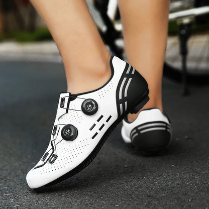 Hochwertige Fahrradschuhe für Herren, SPD, selbstverriegelnd, Rennrad-Sportschuhe, MTB-Mountainbike-Schuhe für Damen, rutschfeste Fahrradschuhe 36-47