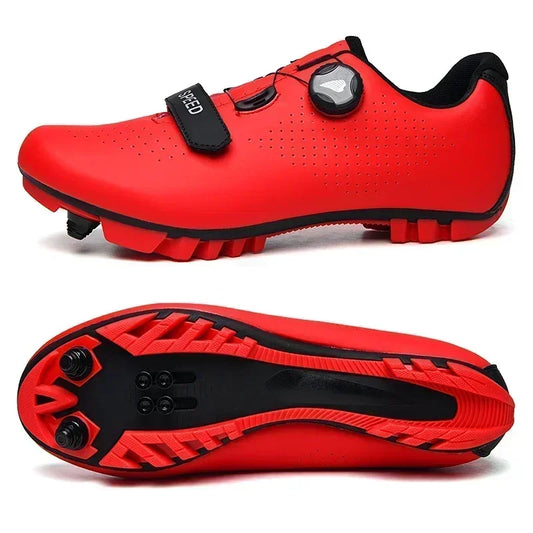 Nauji unisex dviračių sportbačiai su plokštele vyrams ir moterims, skirti plento, kalnų dviračių ir MTB lenktynėms, SPD – Zapatillas Ciclismo MTB