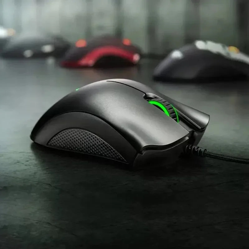 Razer DeathAdder Essential kabelgebundene Gaming-Maus / kabelgebundene Maus 6400DPI 5 unabhängige Tasten für Laptop PC Gamer