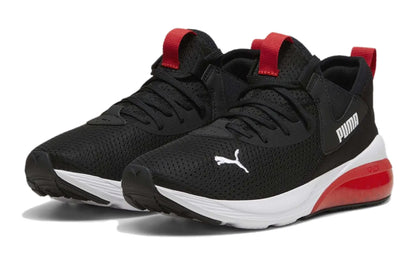 Chaussures de sport pour enfants Puma Cell Vive, modèle bas, chaussures d'entraînement, noir et rouge, 194785-26.