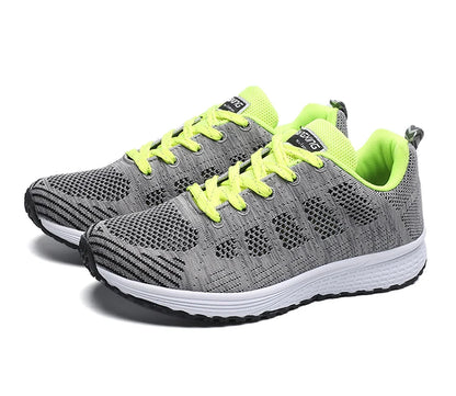 Damen-Flache Schuhe, Schnürschuhe, Freizeitsneaker, Damenschuhe, weiche Zapatos Mujer, große Größen