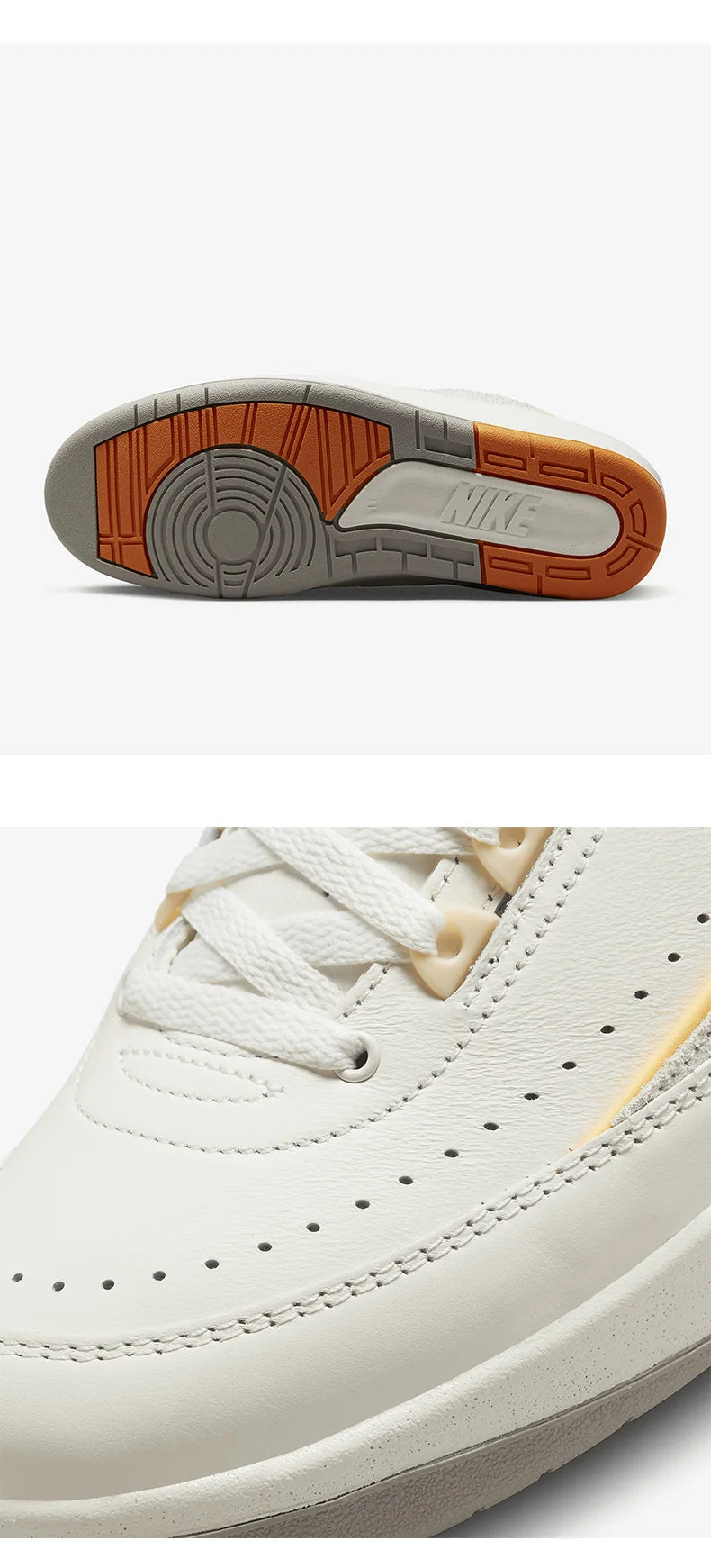 Zapatillas deportivas casuales Nike Air Jordan 2 auténticas, de caña baja, para hombre y mujer, DV9956-118