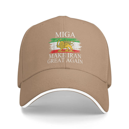 «Make Iran Great Again» Έμβλημα του Ιράν MIGA Δώρο Καπέλο Μπέιζμπολ Sun Καλοκαιρινό Unisex Καπέλο Trucker Καπέλα Μπέιζμπολ