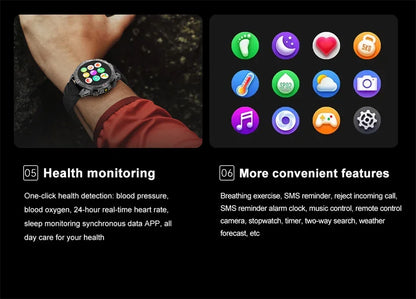 Men Fashion Outdoor Sport GPS Smart Watch Men AMOLED HD Screen Heart rate Waterproof Sport Smartwatch Man Smart Bracelet clock