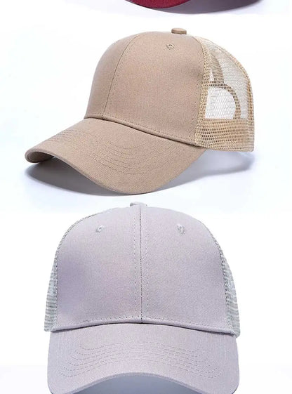 Gorras de béisbol al por mayor para hombre, gorras casuales, gorras de malla para mujer, gorras unisex con logotipo personalizado, gorras bordadas