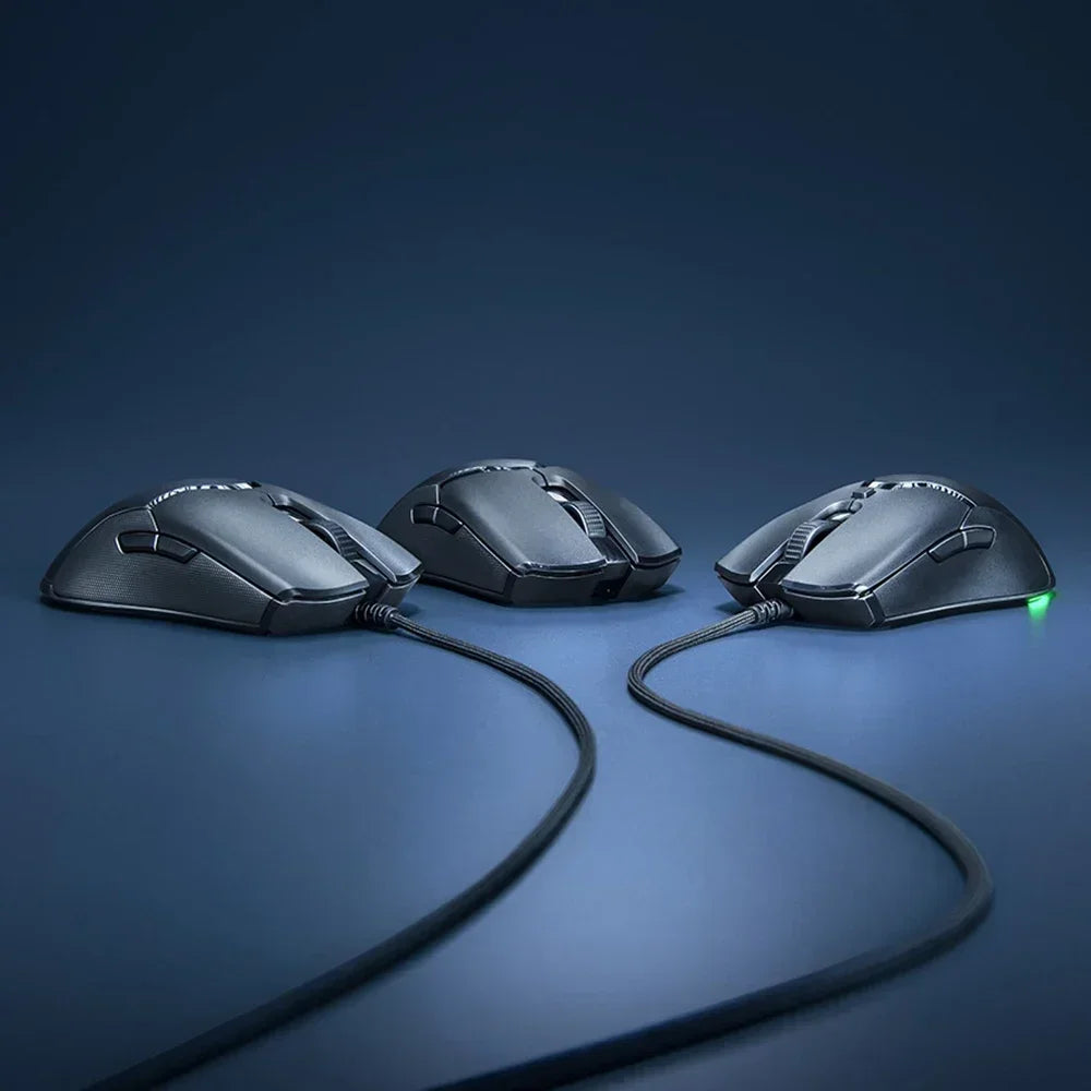 Razer nytårsgave Thunder Snake Viper Mini kablet e-sport-gamingmus til computer og laptop med RGB-lys, til små hænder
