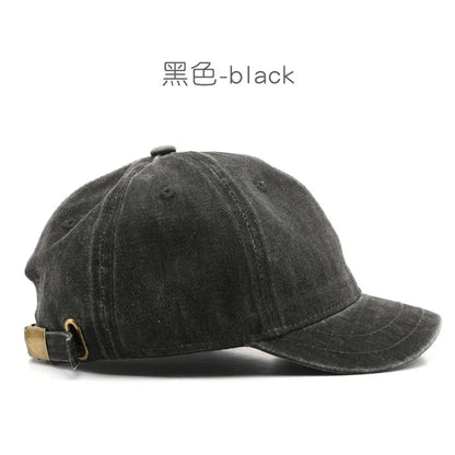 1 PC Four Seasons Fashion Short Brim Cotton Baseball Caps Men Women Dad Hat Adjustable Trucker Style Low Profile Caps