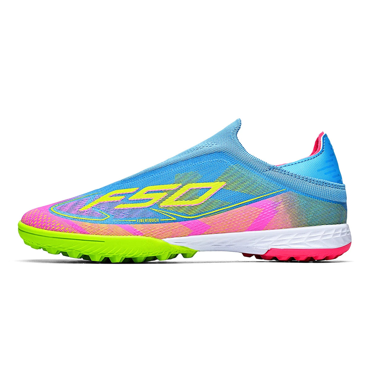 TF Soccer Shoes For Kids Youth PU Fabric Upper Rubber Sole Wear-resistant Non-slip Training Football Boots