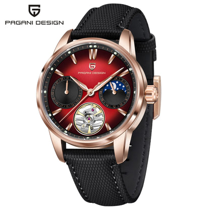 PAGANI DESIGN 2026 Men Mechanical Watch E3255Y 41mm Sapphire Crystal Stainless Steel Calendar Waterproof Reloj Hombre