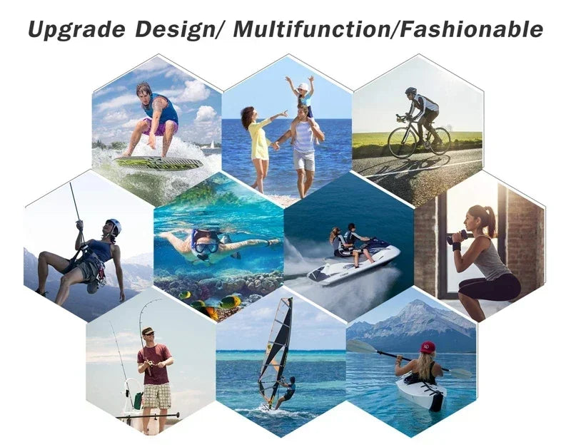 Zapatillas deportivas de exterior para senderismo y vadeo, unisex, para natación, calzado acuático de caña alta barefoot, zapatos aqua para playa, fitness, buceo y surf