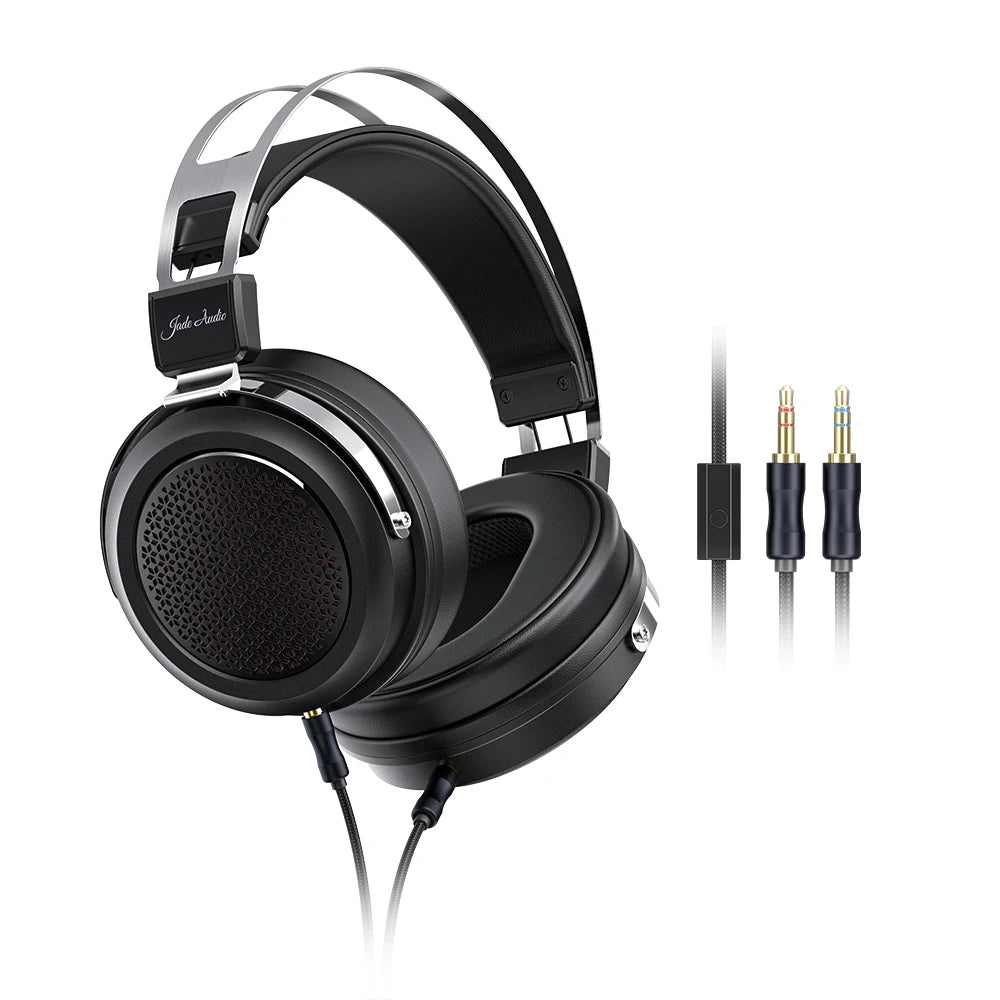 FiiO JT1 – écouteurs de Studio 3.5mm, pour enregistrer des jeux avec Microphone, pilote à diaphragmes 50mm, son HiFi