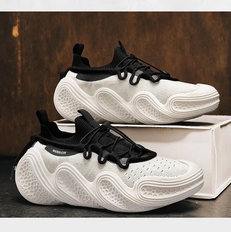 Warrior Original Brand Men's Sneaker Trend Mesh Breathable Soft Design Sports Shoes Summer Walking Jogging Men Casual Shoes
