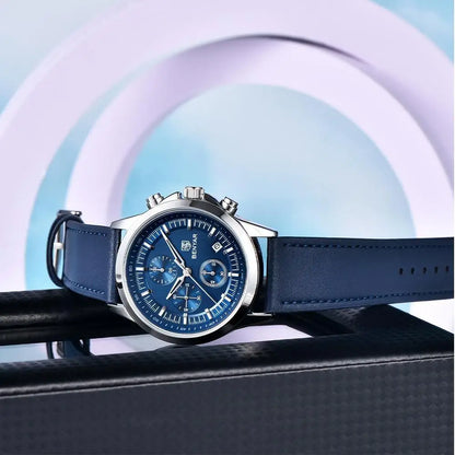 BENYAR 2024 New 40MM Men's Quartz Watch 50M Waterproof Automatic Diving Watch Luxury Fashion Men's Stainless Steel Watch