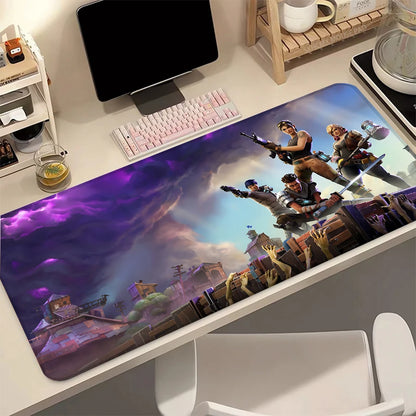 Gaming-Mauspad F-Fortnite Anime-Mousepad Deskmat Computer-Zubehör HD-Schreibtischmatte Gamer-Mauspad Büro PC-Desktop