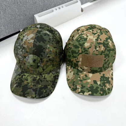 Casquette de baseball M19 NFP multicolore, camouflage Flecktran, pour homme, pour les activités de plein air, verte
