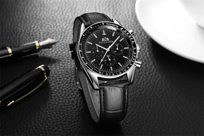 PAULAREIS P Brand Luxury Men Mechanical Watches Calendar Business Watch Men's Sports Waterproof Stainless Steel Automatic Watches