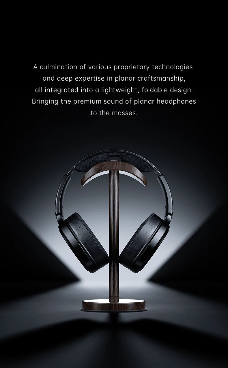 FiiO JT7 Planar-Magnetic-Audiophile-Kopfhörer – kabelgebundenes Over-Ear-HiFi-Headset mit 95x86mm-Treiber, verstellbarem Kopfbügel und 4.4mm/3.5mm-Kabel