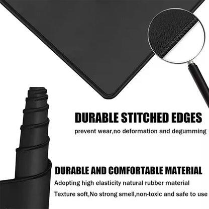 Tapete de Rato Gaming Overwatch para Escritório, Antiderrapante, DIY, Grande, para Teclado e Rato, com Bordas Overlock