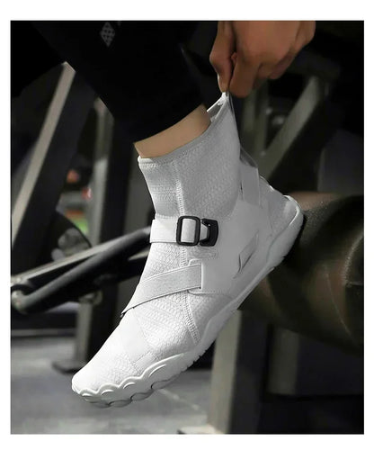 Zapatillas deportivas de exterior para senderismo y vadeo, unisex, para natación, calzado acuático de caña alta barefoot, zapatos aqua para playa, fitness, buceo y surf