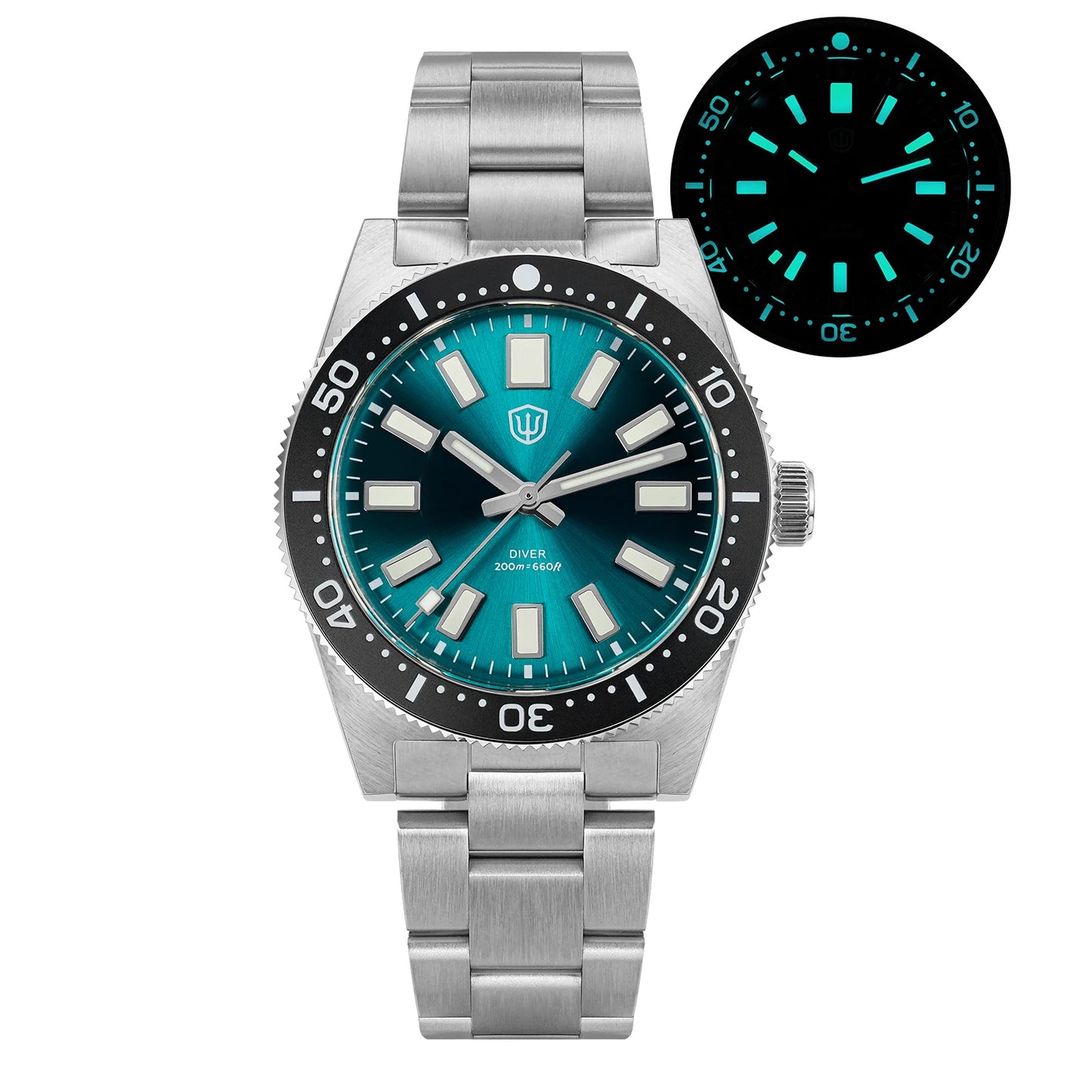 Watchdives Wd1965 V2 Fashion Quartz Wristwatches Vh31 Sapphire Man Watches Luxury Stainless Steel 200M Waterproof Diver Watch