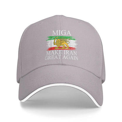 «Make Iran Great Again» Έμβλημα του Ιράν MIGA Δώρο Καπέλο Μπέιζμπολ Sun Καλοκαιρινό Unisex Καπέλο Trucker Καπέλα Μπέιζμπολ