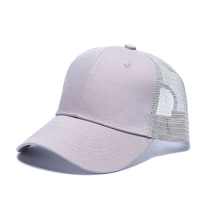Gorras de béisbol al por mayor para hombre, gorras casuales, gorras de malla para mujer, gorras unisex con logotipo personalizado, gorras bordadas