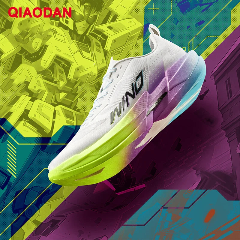 QIAODAN WIND 4PRO Carbon Plate Marathon Shoes Men Professional Racing Sneakers 2026 Breathable Running Sports Shoes QDB023262291