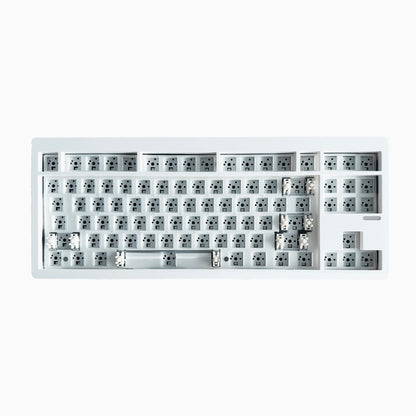 ZUOYA GMK87L mekaaninen näppäimistösarja, tiivisterakenne, VIA /Qmk-ohjelmoitava, hot-swap-ominaisuus, kolme tilaa, langaton RGB-näppäimistösarja