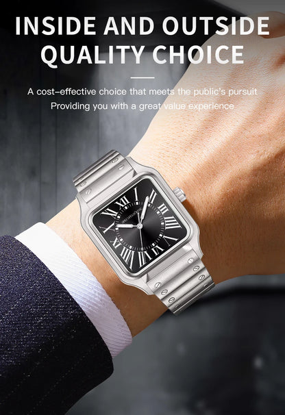2025 New 34MM Specht & Söhne Quartz Watches Japan VH31 Movt Sapphire Blue Color Ultrathin Stainless Steel Relogio Masculino