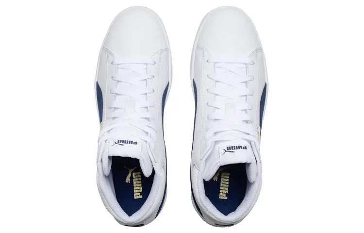 Puma 1948, baskets montantes en cuir, modèle simple et tendance, baskets blanches, 359169-08.