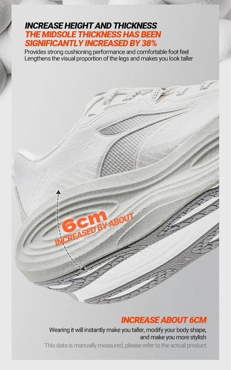 361 Degrees PopBlaze 5 Herren-Laufschuhe, neue Dämpfung, dicke Sohle, atmungsaktiv, rutschfest, Outdoor-Jogging-Sneaker für Herren 672532212