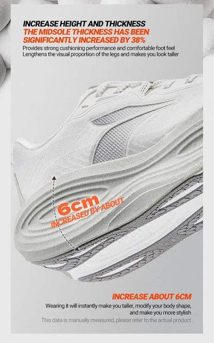 361 Degrees PopBlaze 5 Herren-Laufschuhe, neue Dämpfung, dicke Sohle, atmungsaktiv, rutschfest, Outdoor-Jogging-Sneaker für Herren 672532212