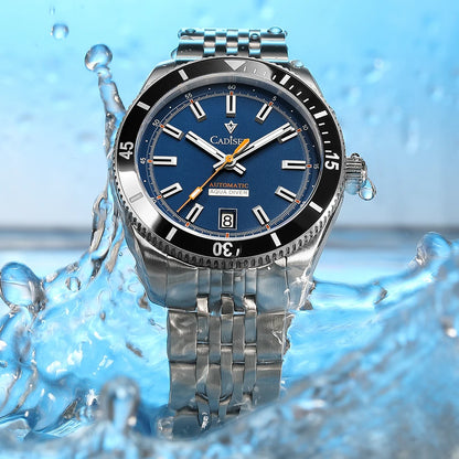 NEW 2025 CADISEN Mens Watches Mechanical Wristwatch For Men Automatic Watch Men Japan 8215 Ceramic Bezel 10Bar Waterproof Clock