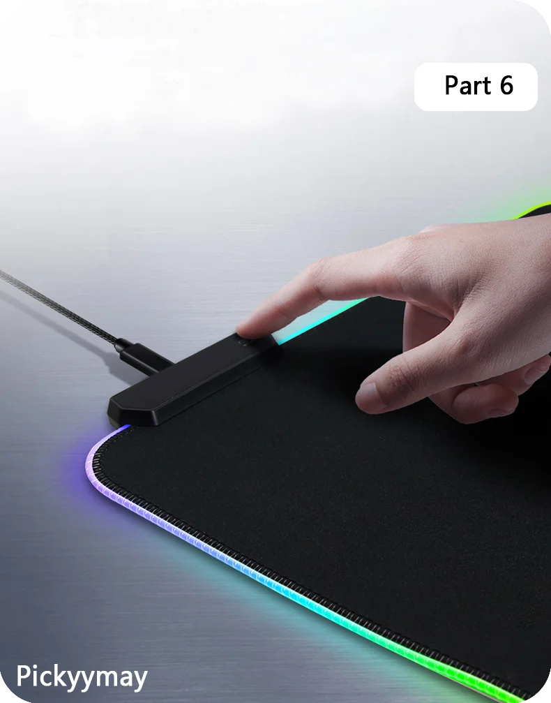 Space Large RGB Mouse Pad Gaming Mousepad LED Mouse Mat Gamer Mousemats Table Pads PC Desk Mat RGB Keyboard Mat XXL 90x40cm