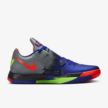 Nike Genuine KD 4 NERF Men's Low Cut Shock-Absorbing Practical Basketball Shoes FQ8180-400