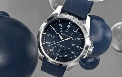 SAPPHERO Men’s Watch – Luxury quartz watch, water-resistant to 50 m, featuring an imported movement and a stainless steel case – An ideal gift idea for men.