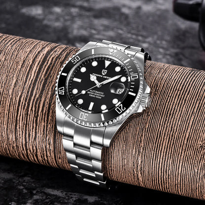 New PAGANI DESIGN Diving Automatic Mechanical Watch Luxury Sports Waterproof Watch Stainless Steel Sapphire Luminous Watch for Men